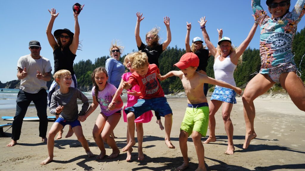Parents and Kids Surf Camps